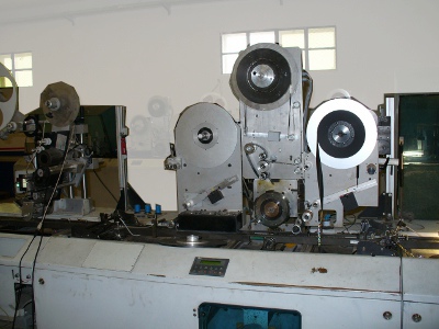 Scratch-off recovery device on Atlantic Zeiser Card-Line