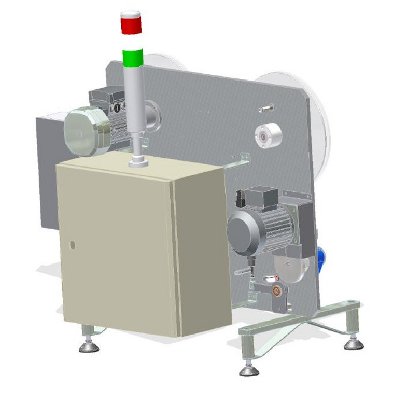 Scratch off rewinding device for hot foil printing