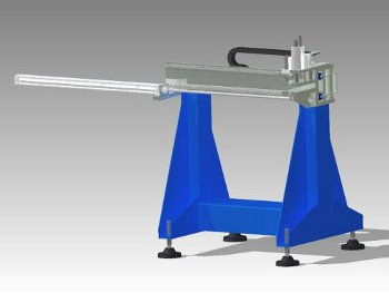 Ravitailleur de barres pneumatique pour presses et machine  scier