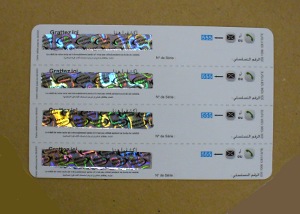 Card personalizzata con scratch off recuperato con allineatore Apiel Automation